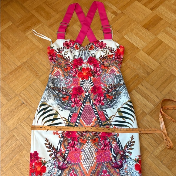 Ted Baker Floral Halter Dress with Pink Straps NWOT - Picture 4 of 16